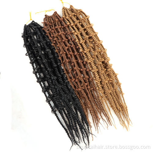 Sc 22inch Butterfly Box Braids Soft Crochet Hair Braing Hair Synthetic Butterfly Locs Faux Twist Hair For Black Women